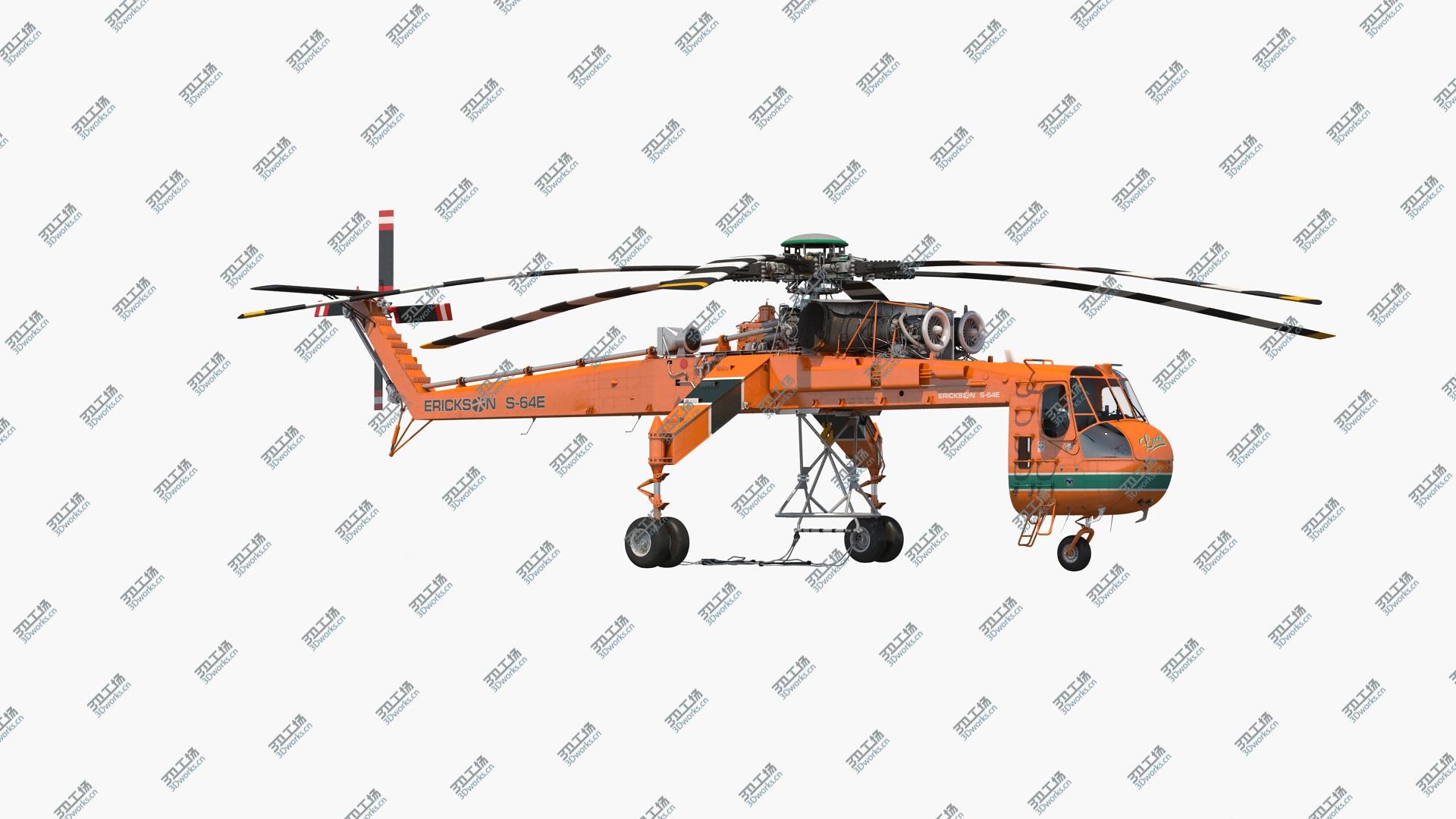 images/goods_img/202104093/Sikorsky S-64 Skycrane Helicopter Cargo Orange model/3.jpg
